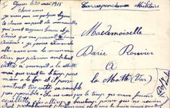 CPA Militaria Chasseurs Alpins 