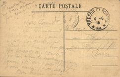 Postal Fantasia Ilustrador Militaria se acuerdan Boche