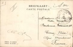 Postal Fantasia Ilustrador Militaria Belgie' s laatste Hoop Cristo