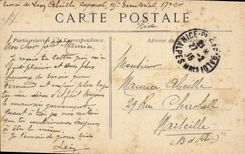 Postal Fantasia Ilustrador Militaria París Indecisión