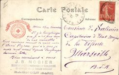 CPA Fantaisie Illustrateur Militaria Le Pioupiou de France a SM la Vaillante Reine des Belges Scott L'Illustration 