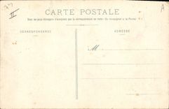 Vintage Postcard Chambéry Theater the curtain of the theater Descent of Orphee to the Hells Fabric of the Vacca Brothers