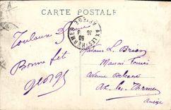 CPA Theatre Heliogabale Tragedie lyrique Les esclaves apportent des corbeilles de roses 