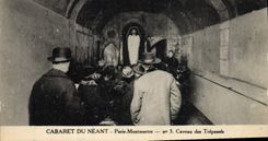 Vintage Postcard Theater Cabaret of Nothing Paris Montmartre Caveau of Trespass