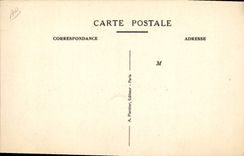 Vintage Postcard Theater Cabaret of Nothing Paris Montmartre Caveau of Trespass