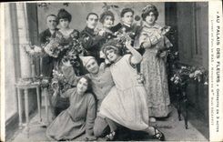 Vintage Postcard Theater With the Palate of the Flowers Operetta Paul of max Mary Escafitt