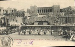 Vintage Postcard Paryatis Theater with the arenas of Beziers ballet