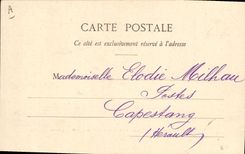 Vintage Postcard Paryatis Theater with the arenas of Beziers ballet