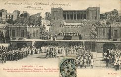 Vintage Postcard Theater Paryasatis Drama in 3 acts of Mr. Dieulafoy