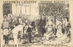 Postal Teatro del Ateneo el príncipe consorte Consort Xantof Chancel