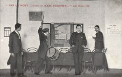 CPA Theatre Par la mort drame de Marc Sangnier 2eme acte Scene III 