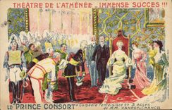 Vintage Postcard Theater of the Athenaeum the prince consort Xanrof Chancel