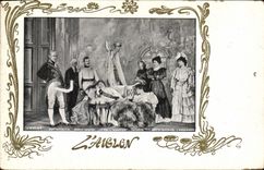 Postal Teatro el aguilucho