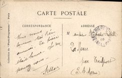 Postal Teatro Regocijo la novela de un joven hombre pobre