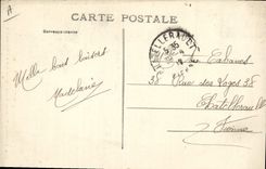 Vintage Postcard Folklore Sablaise Donkey Mule