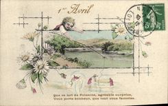 CPA Fantaisie Illustrateur Enfant Peche Pecheur 