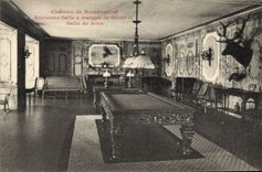 CPA Billard Chateau de Rambouillet Ancienne salle a manger de Henri II Salle de jeux