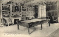 CPA Billard Chateau de Bussy Rabutin La salle des devises