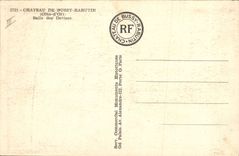 Vintage Postcard Billiards Castle of Bussy Rabutin Room of the currencies