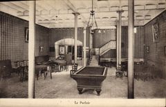 Vintage Postcard Oratorical Billiards St Leon Street Stanislas Marseilles Torrents the visiting room