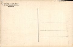 CPA Billard Oratoire St leon Rue Stanislas Torrents Marseille Le parloir