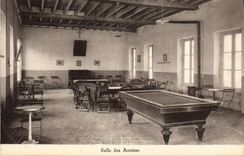 Vintage Postcard Oratorical Billiards St Leon Street Stanislas Torrents Marseilles Room of Old