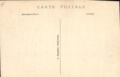 Vintage Postcard Malmaison Billiards the living room of billiards and tapestries of the Goblins Napoleon 1st