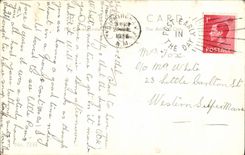 CPA Fantaisie Illustrateur Keep back there George Keep back 