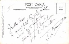 Vintage Postcard Fantasy Illustrator Child Oh this freedom!