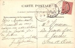 Postal Rene Brancour Conservateur de la Vagada del Conservatorio Nacional de música el Profesor al Colegio Saint Louis y tiene la Alianza Francesa