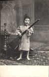CPA Enfant Musique 