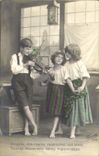 CPA Enfants Violon 