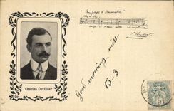 Postal Charles Cuvillier Le el viernes la ronda de la Madera dora