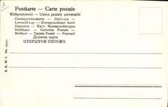 Postal Cerdo Cerdo Niños Seta Seta