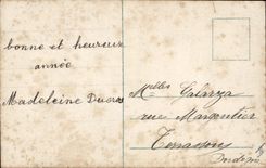 Vintage Postcard Pig Pig Child Violin