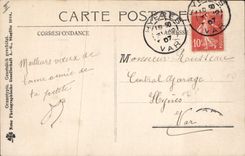 CPA Cochon Porc Femme 