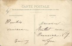 Vintage Postcard Militaria Alpine hunters Operations of artillery in the Alps