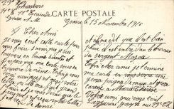 Vintage Postcard Militaria Alpine hunters climbing a collar