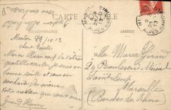 Vintage Postcard Militaria Alpine hunters a station of Alpine hunters in the Alps the water drudgery