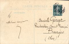 Vintage Postcard Militaria Alpine hunters In the Alps Skiers