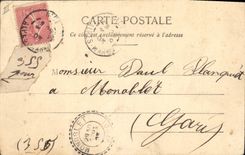 CPA Militaria Chasseurs alpins Groupe d'officiers Alpins 