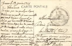 Vintage Postcard Militaria Alpine hunters goes from There in snows