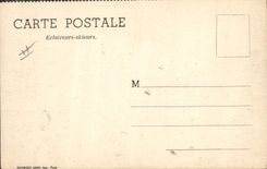 CPA Militaria Chasseurs alpins Eclaireurs skieurs Ski 