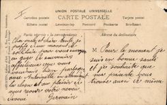 Vintage Postcard Militaria Alpine hunters In operations of Nice winter