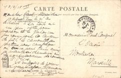 CPA Militaria Pile ou face ?