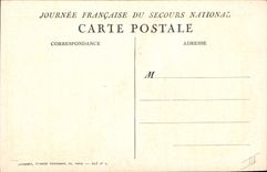 CPA Militaria Secours National