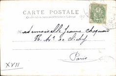 Vintage Postcard Theater Dejazet Mossieur it main