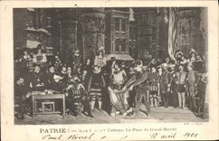 CPA Theatre Patrie ! La place du Grand Marche