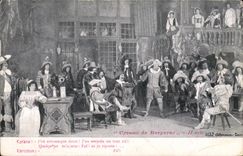 Vintage Postcard Theater Cyrano of Bergerac I stagger two of them!