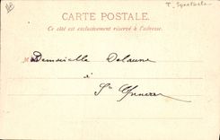 Vintage Postcard Dejanire Theater Arrived of Dejanire